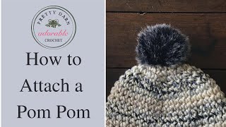 How to Attach A Removable Pom Pom to a Hat