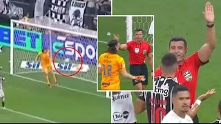 Corinthians goalkeeper Cassio showed off football IQ by allowing indirect free-kick to be scored