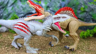 SPINOSAURUS VS INDOMINUS REX  |  Dinosaur Attack | Final Battle Scene | Jurassic World Stopmotion