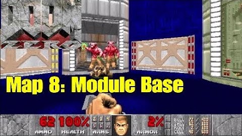 Doom Zero (100%) Walkthrough - Map 8: Module Base