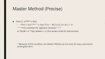 Master Method - The easy way