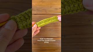 How to Crochet Front Post Double Crochet (FPdc) | Easy Tutorial