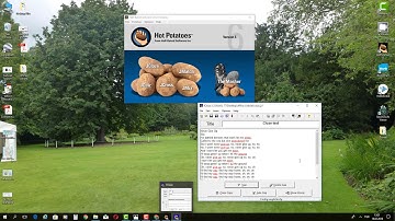 Creating Digital Testing Materials and Exercises: HotPotatoes