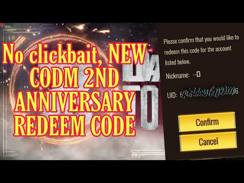 *NOT WORKING* REDEEM CODE CODM GLOBAL 2nd ANNIVERSARY