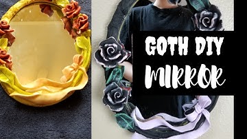 Thrift Flip- GOTH DIY- Upcycled Goodwill Mirror