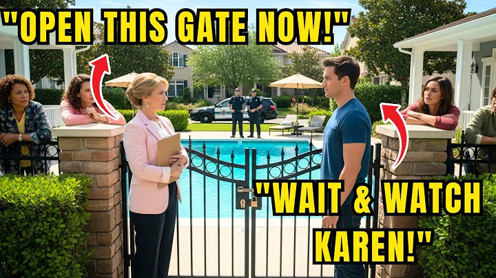 HOA Karen Called the Cops When I Denied Pool Access — Until She Found Out Who I Really Am!