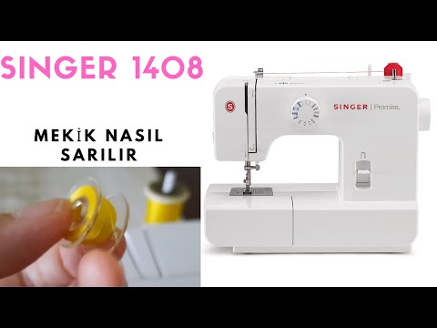 Singer Dikiş Makinesi Kullanımı |Singer 1408 Mekik Nasıl Sarılır? |Singer Masura Sarma Nasıl Yapılır