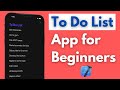 Swift to do list app for beginners make first app xcode 14 2023 ios  swift 5