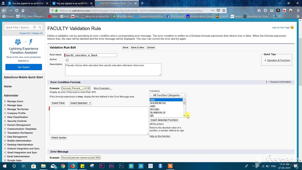 Salesforce Application Development Part-40| Salesforce Cloud ...