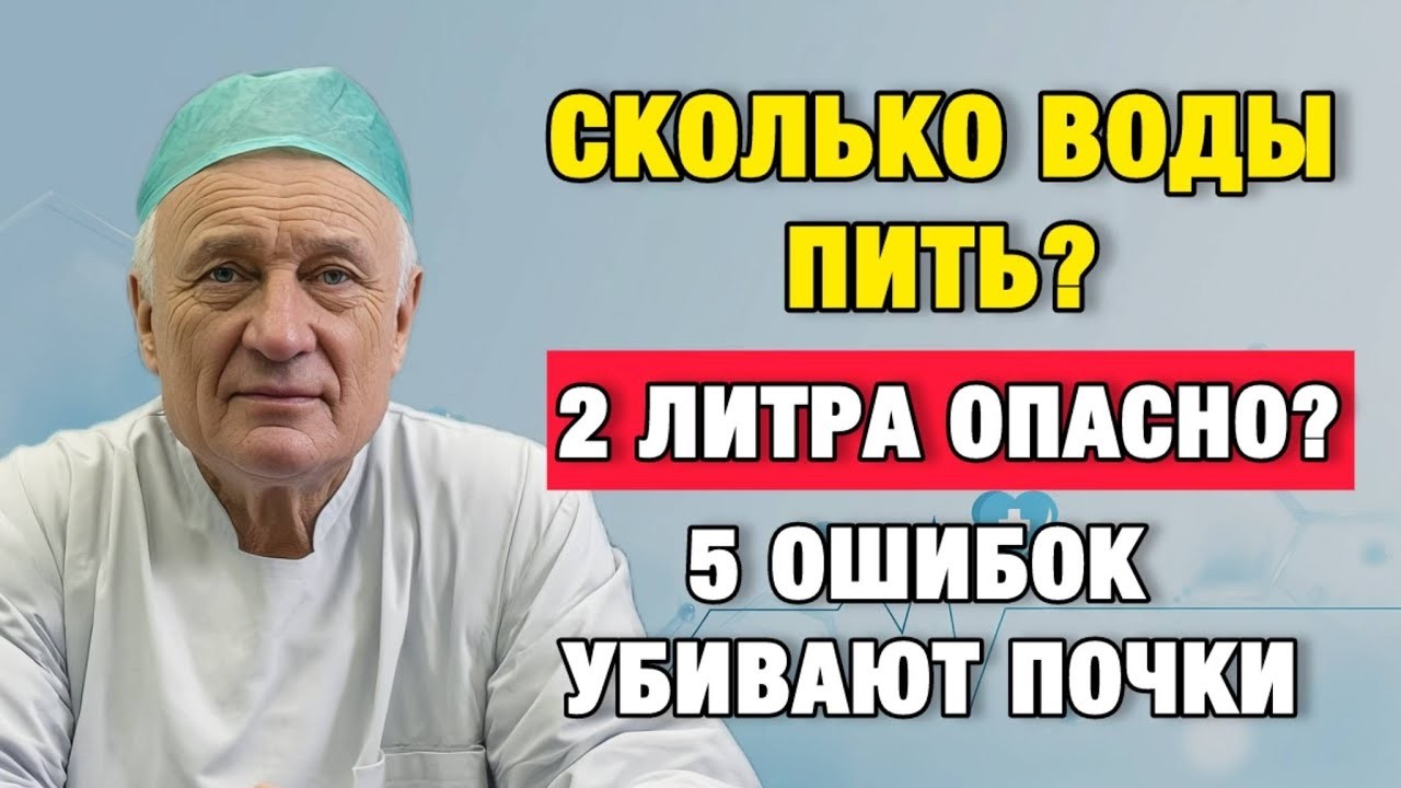 Самая опасная ошибка с водой, которую делают взрослые люди