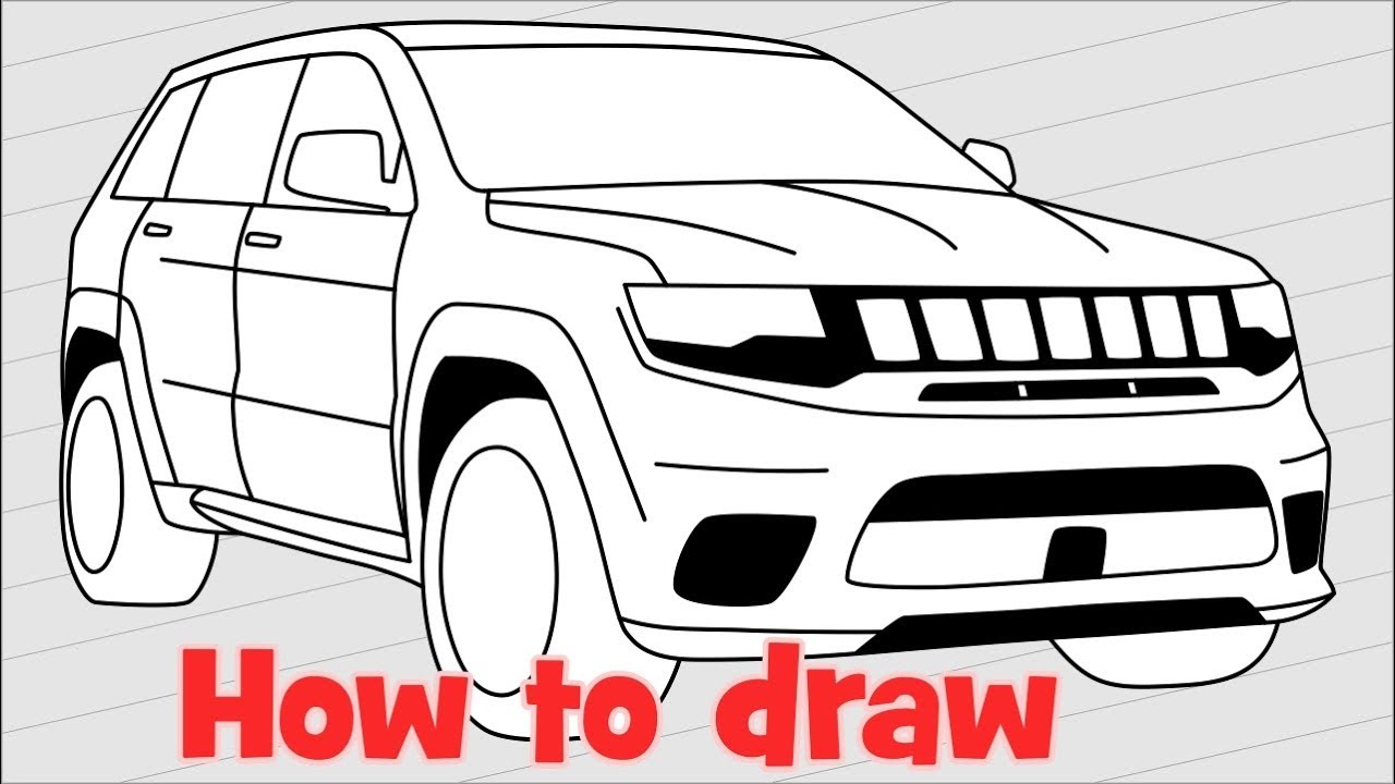 Jeep Trackhawk Drawing