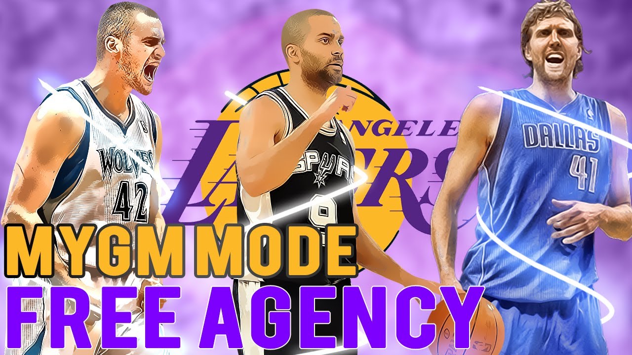 NBA 2K14 Next Gen My GM Mode Ep.56 - Los Angeles Lakers | FREE AGENCY DRAMA | Xbox One Gameplay try not to laugh challenges