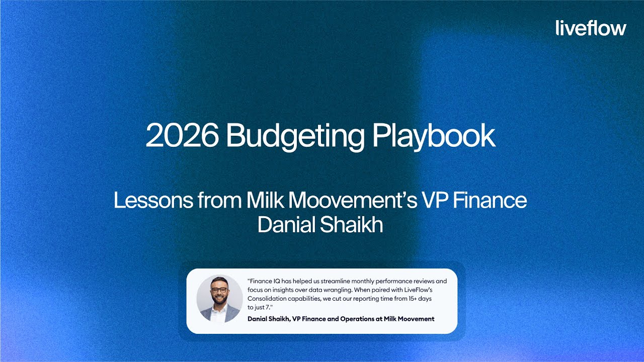 2026 Budgeting Playbook - Lessons from Milk Moovement's VP Finance