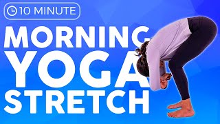 10 minute Morning Yoga Stretch for Stiff \& Sore Muscles