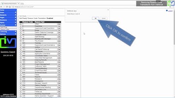 Removing Reason Code Translations from Intelevue