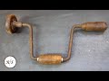 Antique Hand Drill Tool Restoration (Bit Brace)