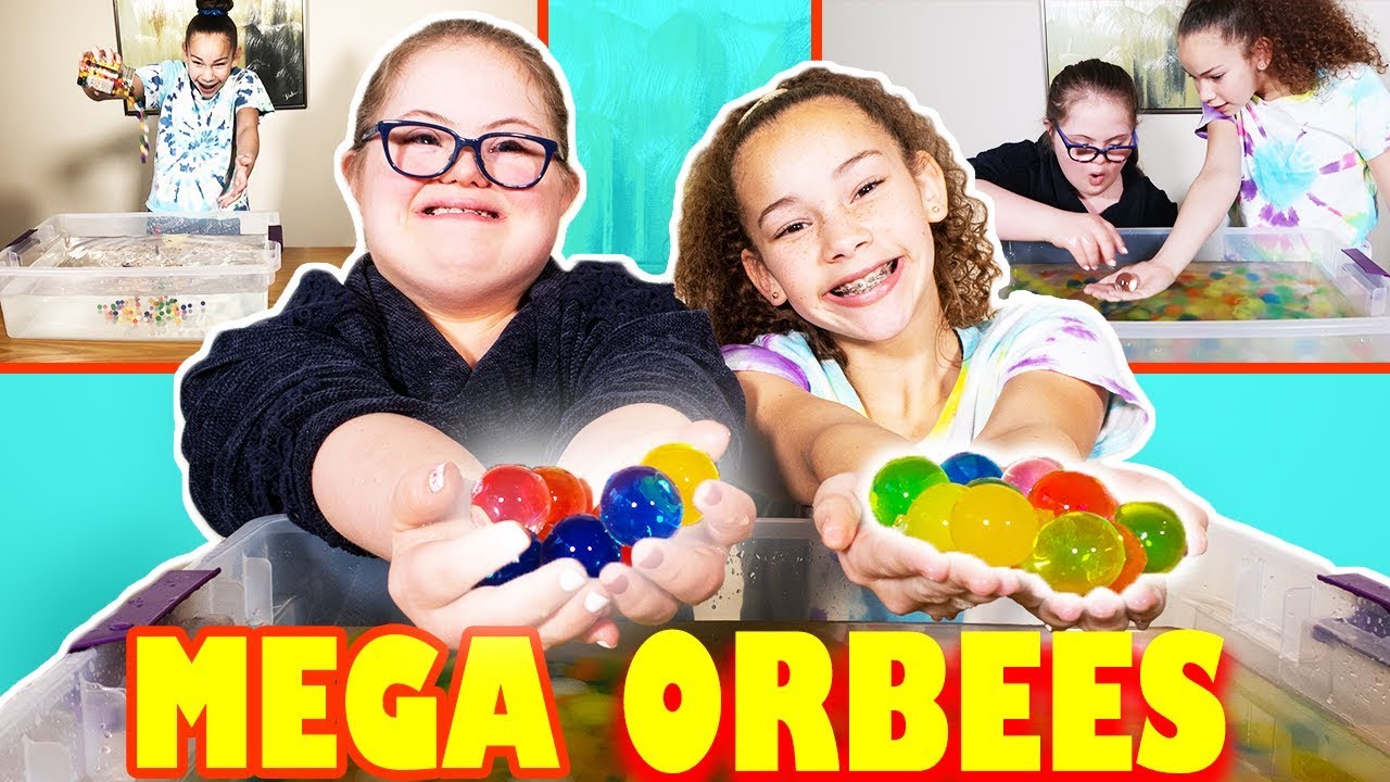 GIANT RAINBOW ORBEEZ SURPRISE With Olivia Haschak!!!