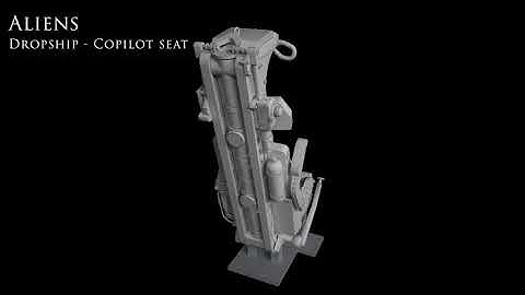 Aliens Drop Ship Studio Scale Model (1:12) - CoPilot Seat