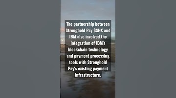 IBM & STRONGHOLD COLLABORATION! $SHX #shorts #shx #ibm #crypto #dlt #money #xrpl #xrp #xlm #cbdc