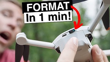 ⏱️ How to FORMAT SD Card in DJI Mini 4 Pro and DJI Mini 3 Pro in 1 Minute!