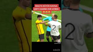 MAÇTA BÜYÜK KAVGA 😱😱😱 #efootball2023 #short #pesmobile #efootball2022 #efootball #pes21 #pes #fypシ Resimi