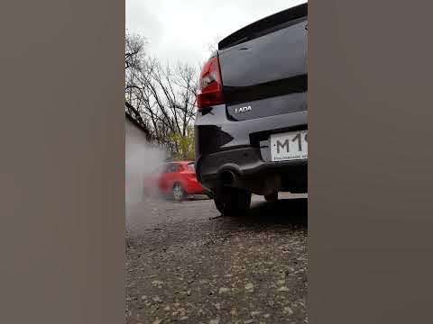 Гранта Спорт Паук + резонатор Stinger звук выхлопа - YouTube