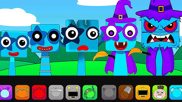 Incredibox Sprunki OC Numberblocks Five Phase 1 To Phase 8