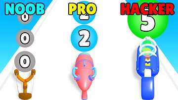 NOOB vs PRO vs HACKER in Ball Pop Run!