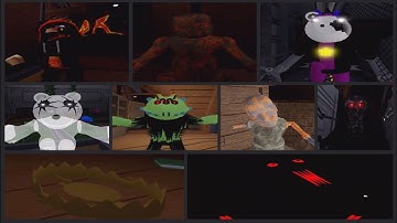 PIGGY APRP: ATTIC CHAPTER 2 ALL JUMPSCARES, TRAPS AND DEATHS (Game made by @TenuousFlea )