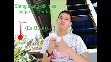 Siang siang bikin es seger (es buah), Mantapppp #esseger#esbuah#esdoger#minuman#Aceh#Dhanilhendrawan
