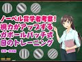 ガボールパッチで視力回復！【ガボールパッチ式_眼のトレーニング〜野菜果物編〜】