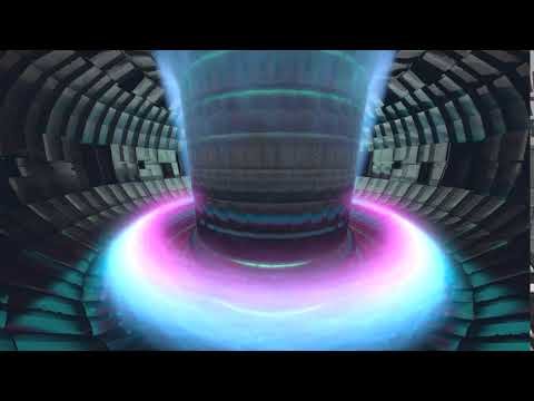 ITER Fusion Reactor Tokamak Cloud-Like Ionized Plasma