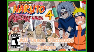 Naruto Clash of Ninja 4 (ENGLISH DUB MOD) - All Ultimate Jutsus
