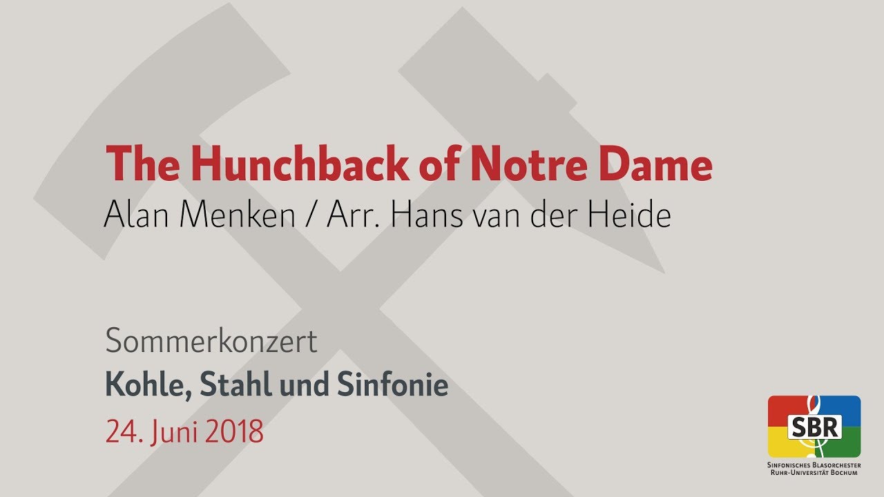 The Hunchback Of Notre Dame Alan Menken Arr Hans Van Der Heide