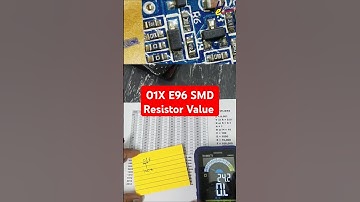 How to Decode E96 SMD Resistor Marking Code 01X | SMD Identification  #shorts
