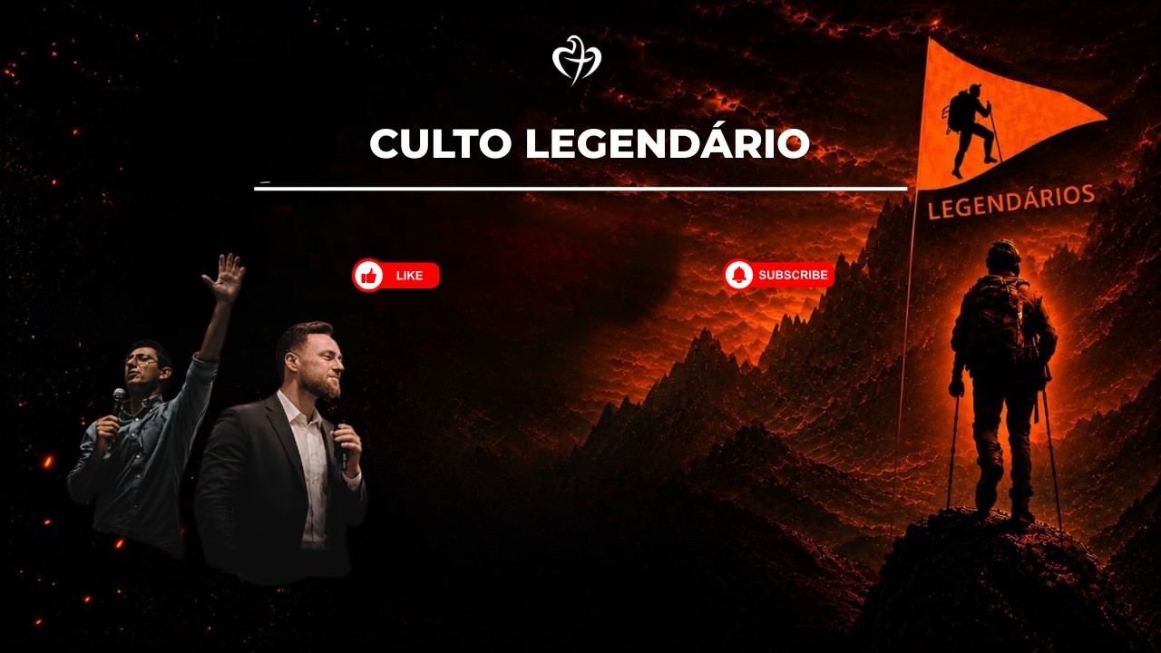 CULTO LEGENDÁRIO| PR.GUILHERME LIBÓRIO | 25/08/2026 | CULTO DE HOMENS