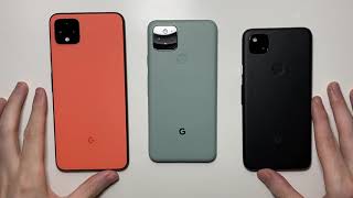 Google Pixel 5, Pixel Buds & Case Unboxing & Hands On vs Pixel 4 XL & 4a