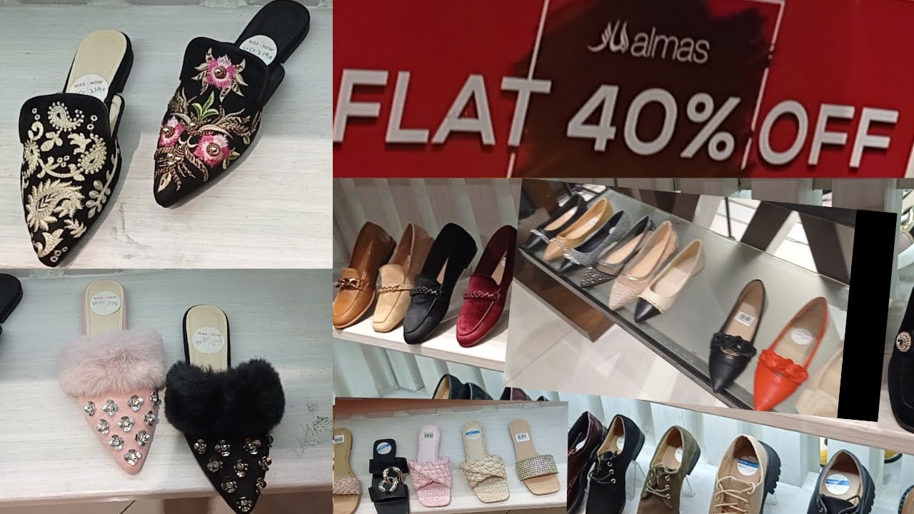 Almas Shoes Flat 40% Off Sale On Entire Stock 😱 
