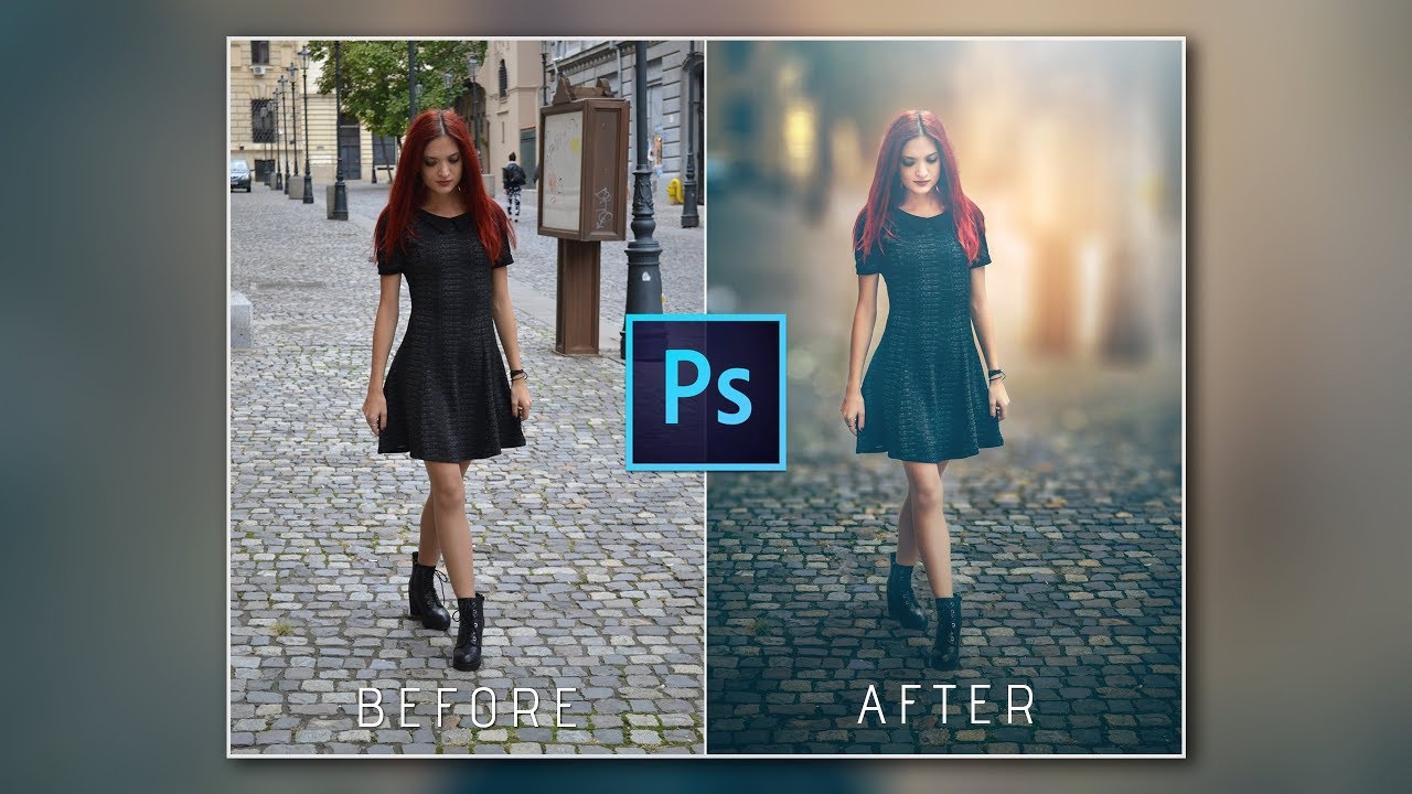 Photoshop Tutorial: HOW to CHANGE photo BACKGROUND ✓ - YouTube