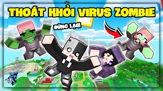 Minecraft Nhưng Bạn Sẽ Bị Lây Nhiễm | Siro Bảo Vệ Noob Ruby Khỏi Zombie Mike Đen