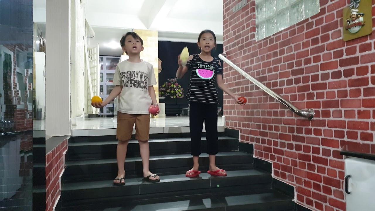 Fruits and Vegetables keep us alive song Bianca & Draven version