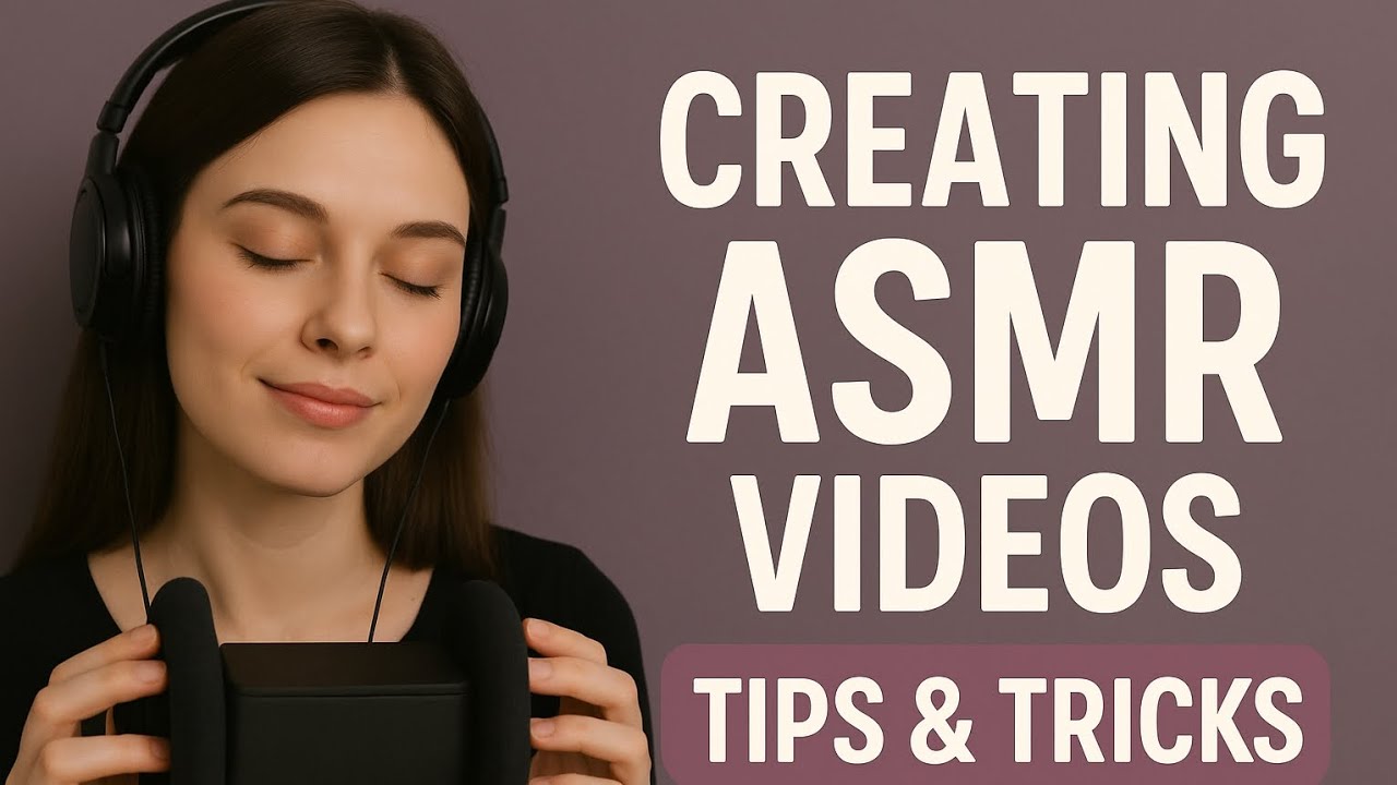 Creating ASMR Videos Tips and Tricks - YouTube