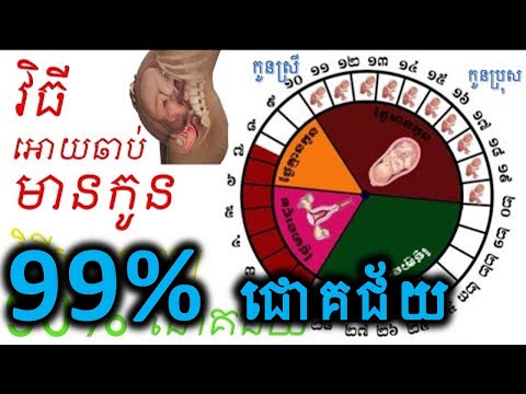 វិធីធ្វើអោយឆាប់មានកូន កូនប្រុសរឺស្រី ៩៩%ជោគជយ័  how to get pregnancy fast by Dr Som