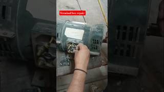 #Shunt motor terminal box repair#wireman #shortvideo #electrical#shunt motor