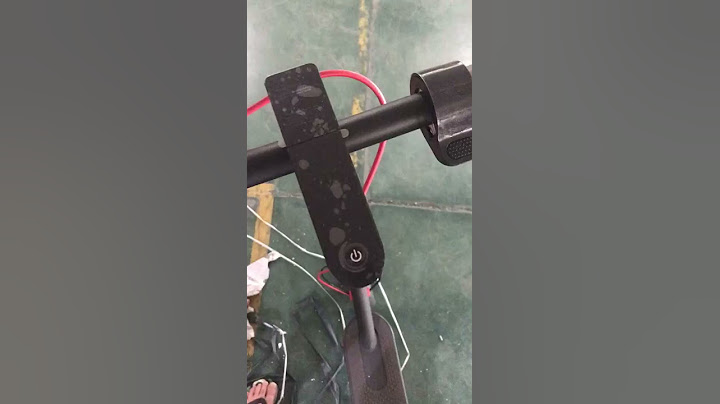 Xiaomi Pro M365 E Scooter Power on Problem