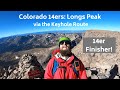 Colorado 14ers: Longs Peak via Keyhole Route Hike Trail Guide - 14er FINISHER!