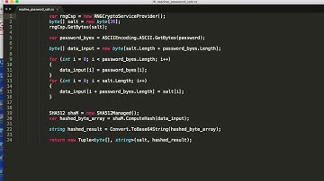 c# asp.net password with salt in 6 min