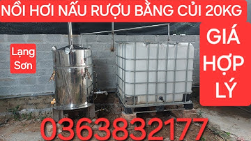 Nồi hơi nấu rượu bằng củi 20kg lõi inox 0363832177