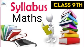 Class 9 Maths Syllabus 2021-22