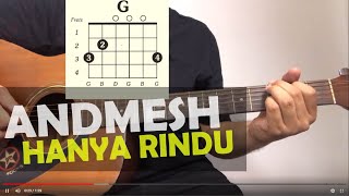 Andmesh - Hanya Rindu (Guitar Chord) I Jhacoustic